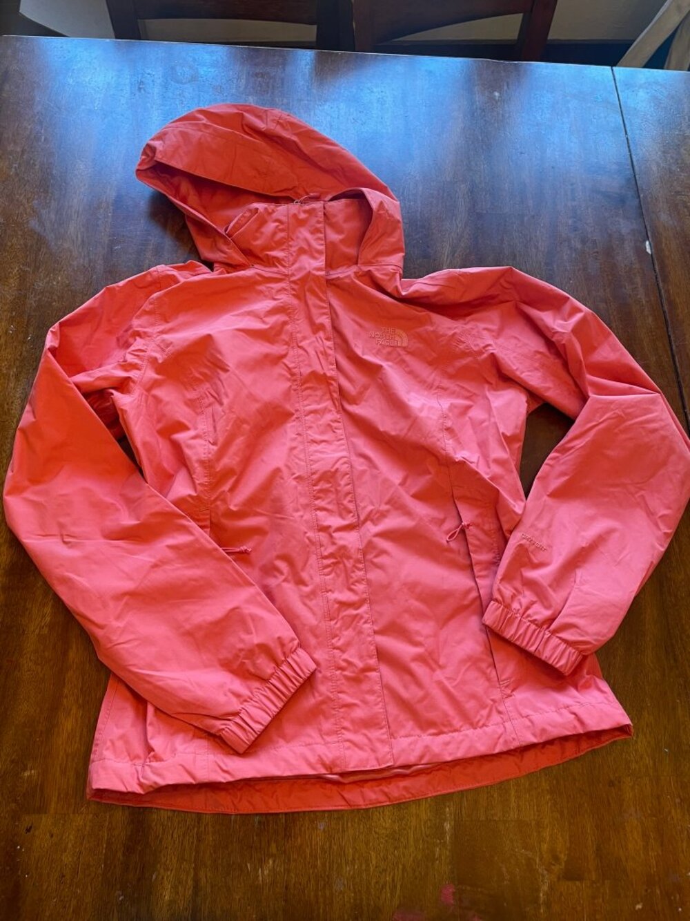 North Face Resolve Rain Jacket Spiced Coral DryVent Sz S